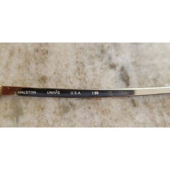 Vintage Halston U.S.A. 80's Sno Winter Eyeglass Frames 52/16/135 - Picture 8 of 9